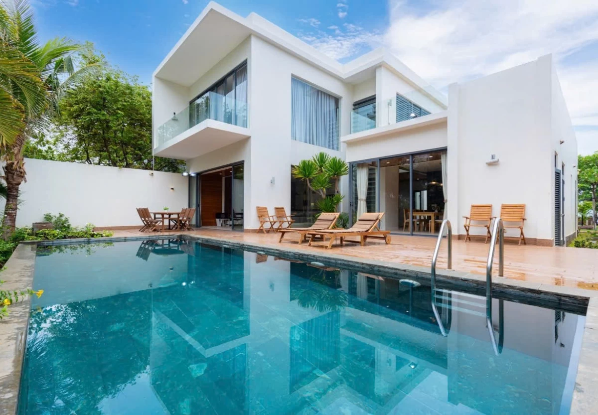 Villa Vũng Tàu resort Aria Long Cung 4 phòng ngủ - VTR6