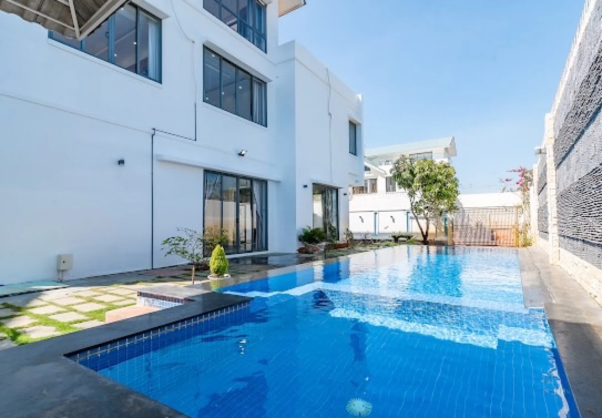 Villa hồ bơi khu Long Cung Vũng Tàu có karaoke, bida và sân nướng BBQ ngoài trời – VTB2.51