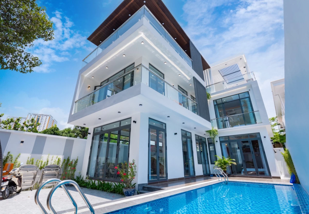 Villa hồ bơi Vũng Tàu cách bãi sau 350m có bàn bida giải trí và sân nướng BBQ ngoài trời – VT187VTS