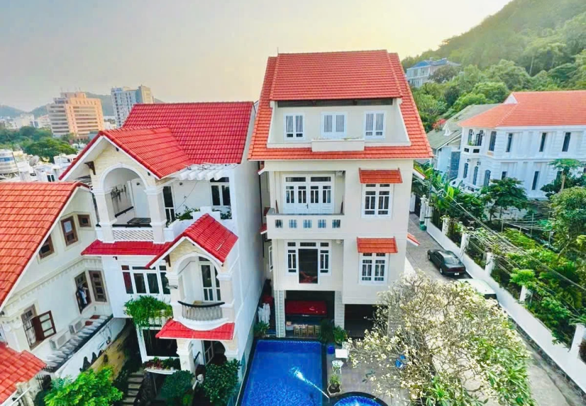 Villa Vũng Tàu 105-2T Lê Ngọc Hân bãi trước - VT105-2T