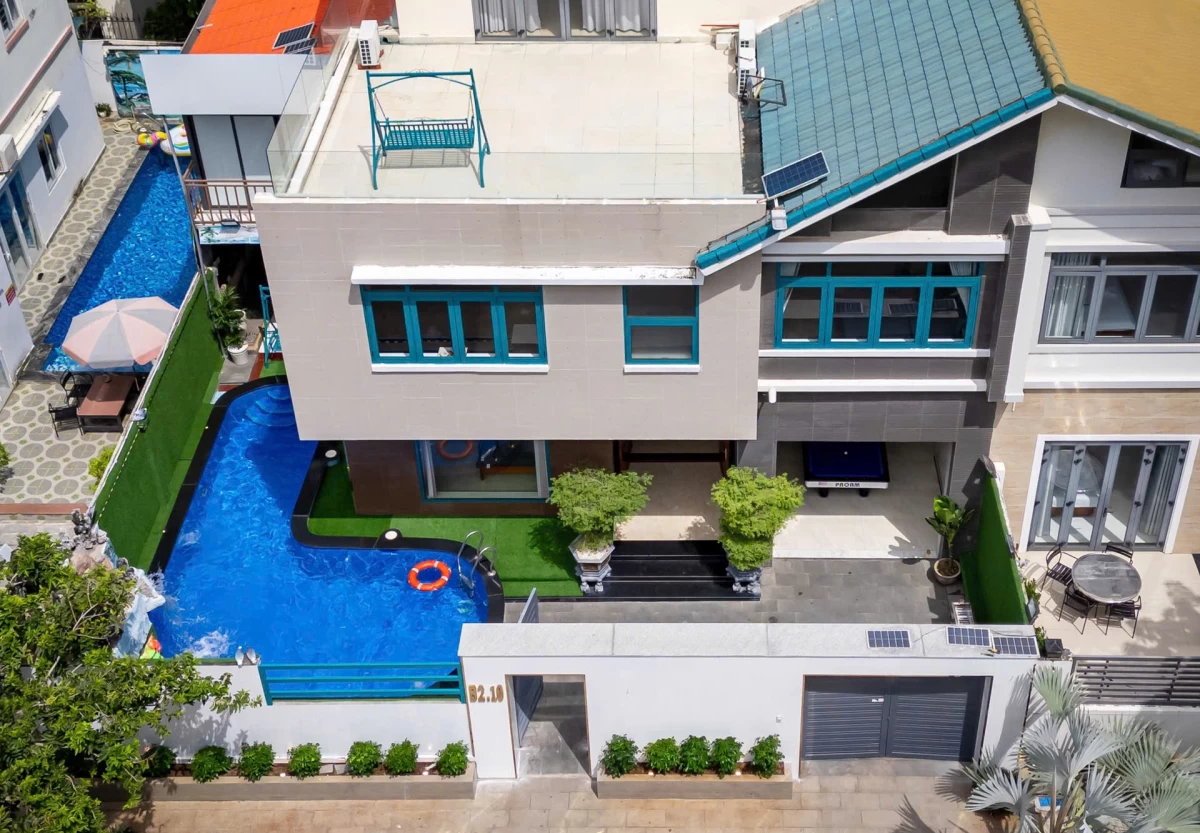 Villa Vũng Tàu B2.10 Long Cung cách biển chỉ 200m - VTB2.10