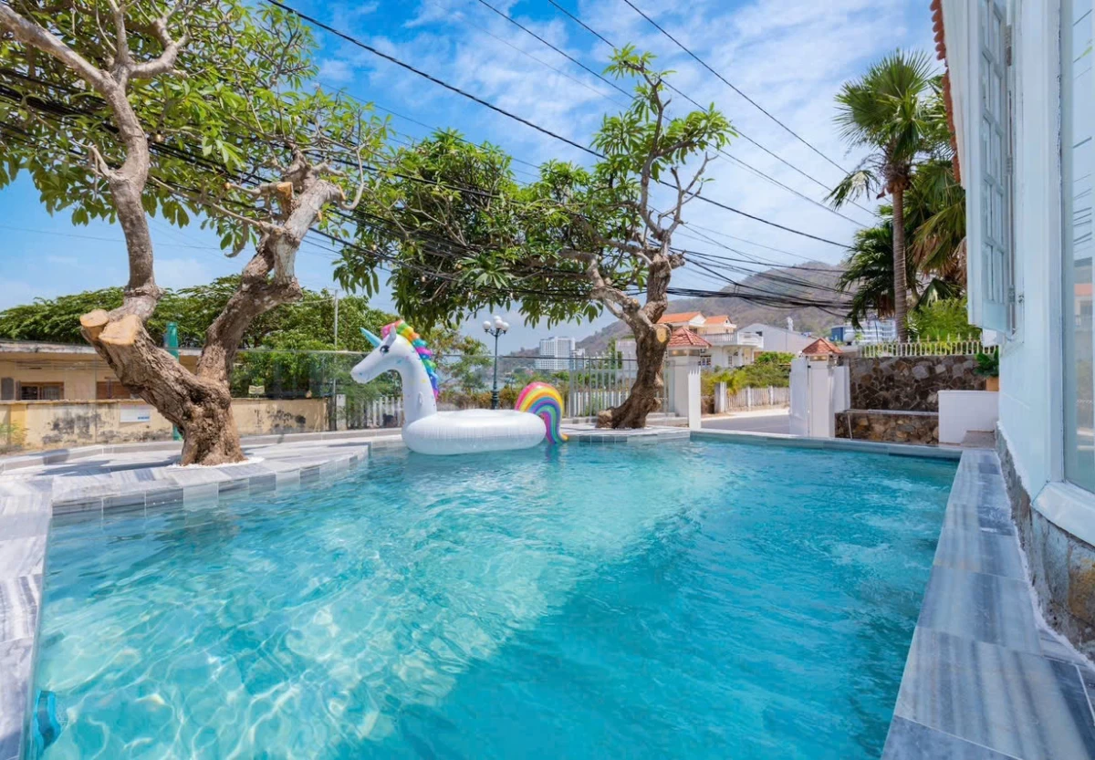Villa view biển Vũng Tàu có hồ bơi, karaoke, bàn bida và sân nướng BBQ ngoài trời – VT86TP