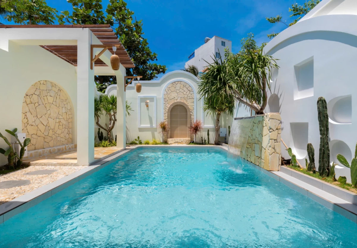 Villa 25 Nguyễn Hiền phong cách Địa Trung Hải - VT25NH