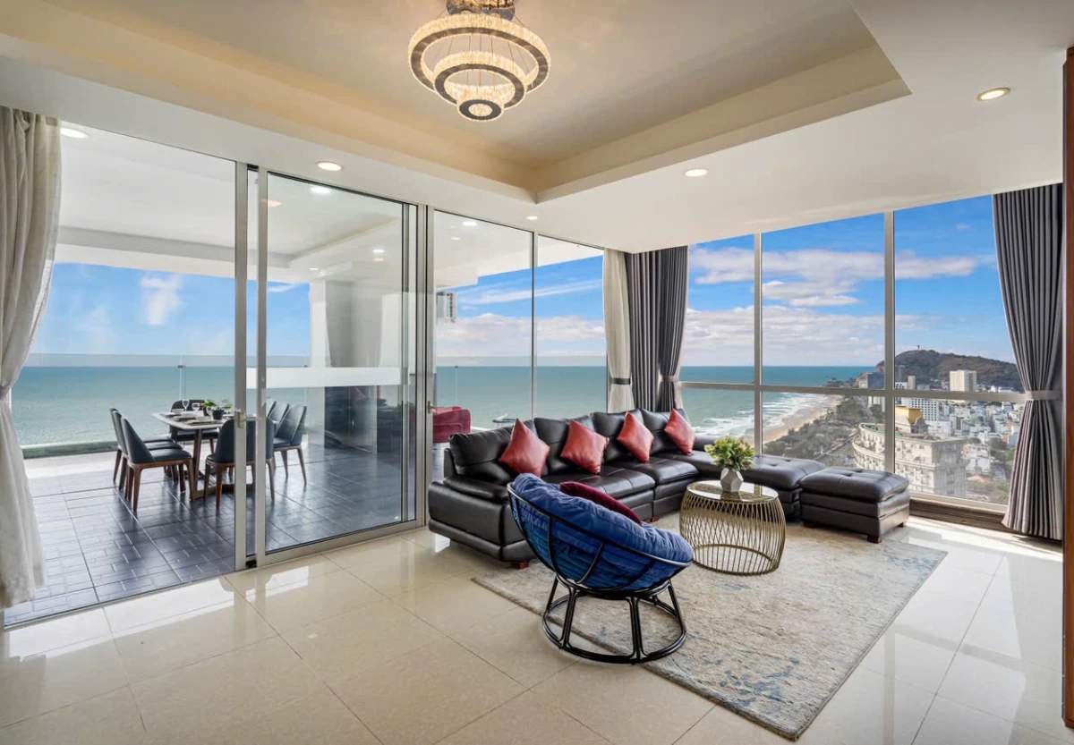 Penthouse view biển 4 phòng ngủ Vũng Tàu cách biển chỉ 50m – VTOS31E