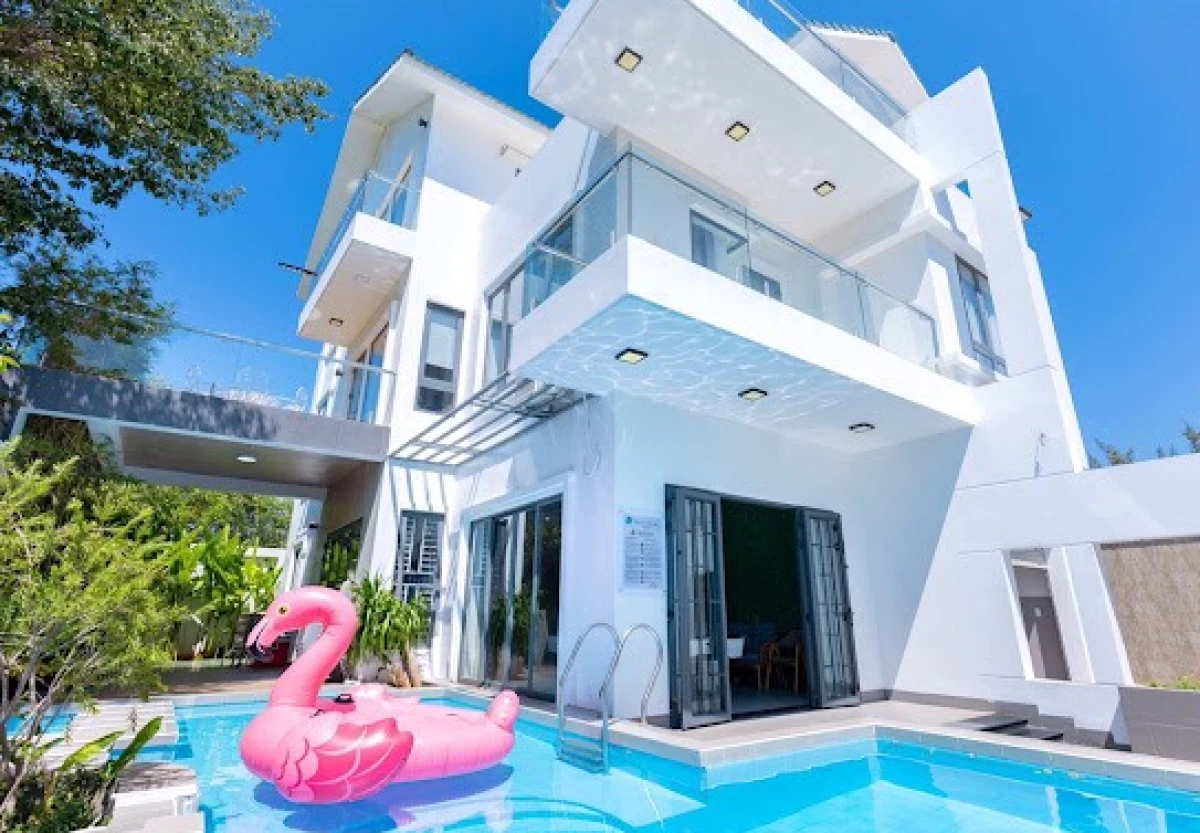 Villa cách bãi tắm Vũng Tàu chỉ 200m có hồ bơi, bàn bida, karaoke và sân nướng BBQ – VTD8TD4