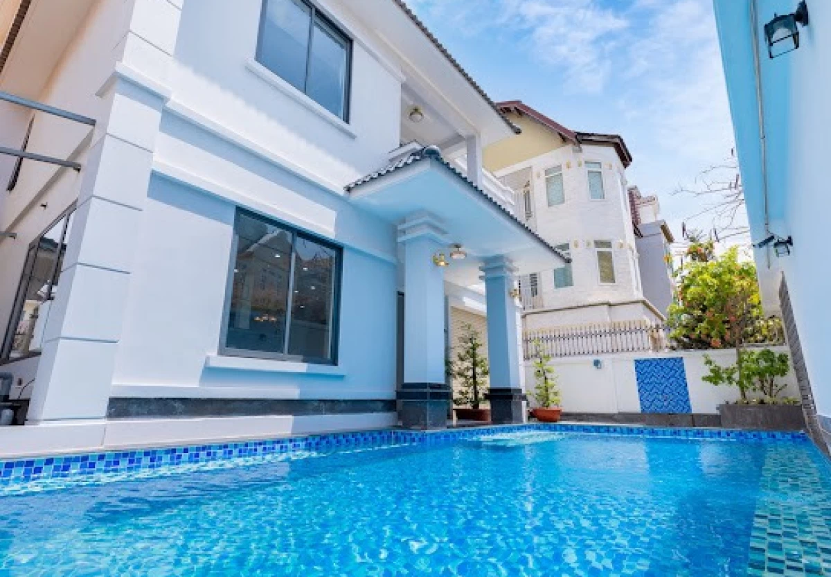 Villa Vũng Tàu cách bãi sau 300m có hồ bơi, karaoke và sân nướng BBQ ngoài trời – VTD3HTT