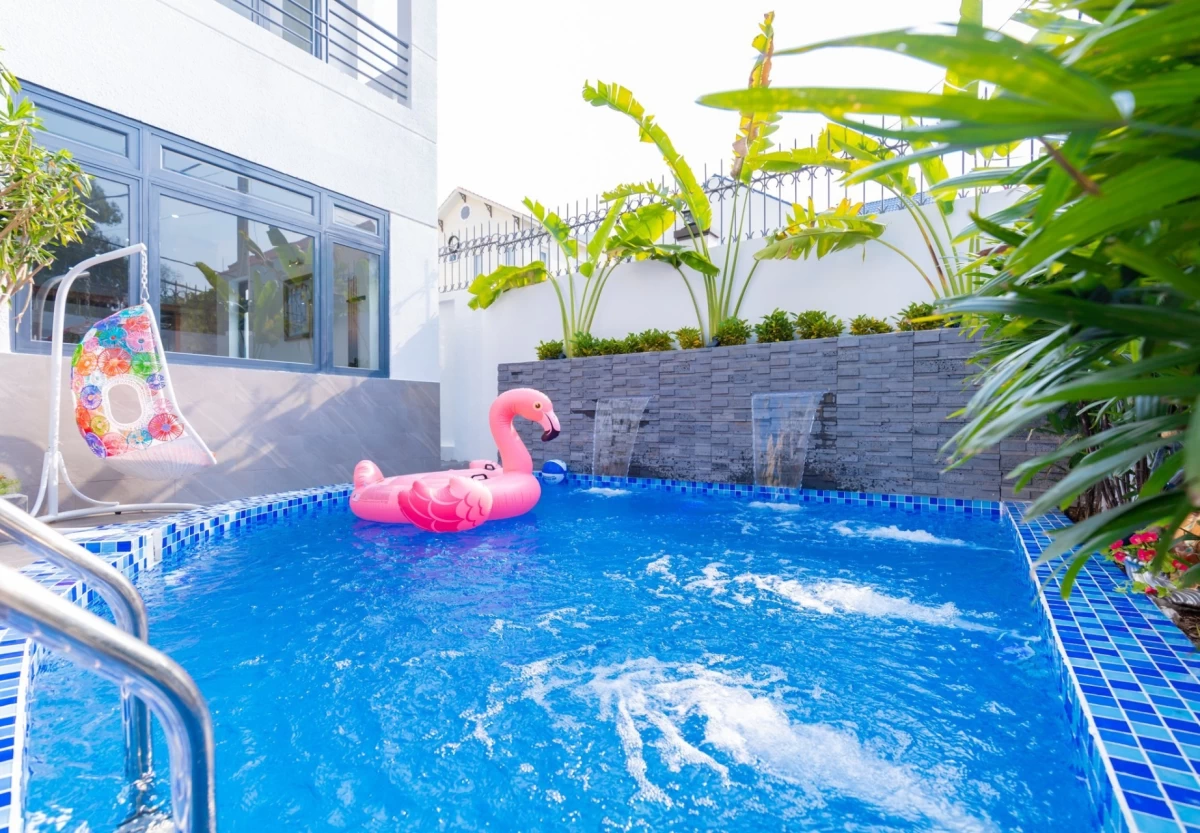 Villa bãi sau Vũng Tàu có hồ bơi, karaoke, bida và sân nướng BBQ ngoài trời – VTC7DMC