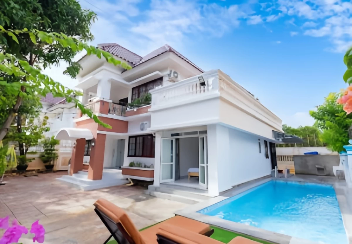 Villa hồ bơi ngay bãi sau Vũng Tàu có bàn bida, karaoke và sân nướng BBQ ngoài trời – VTA5E