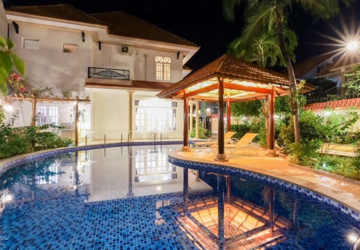 Villa hồ bơi Vũng Tàu cách bãi sau 500m có sân nướng BBQ ngoài trời – VT5ALLQ