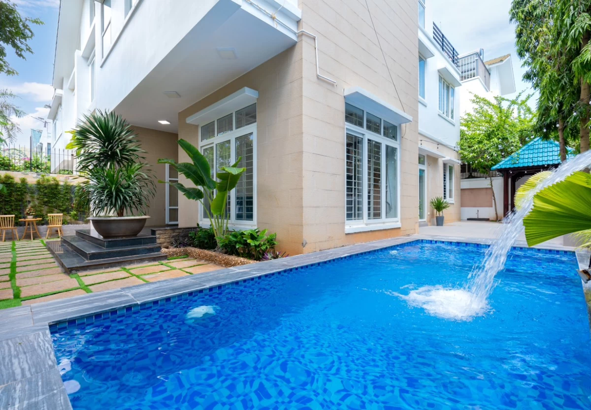 Villa hồ bơi cách bãi biển Vũng Tàu 200m có bida và sân nướng BBQ – VTB2.14