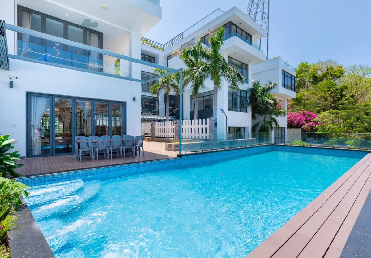 Villa hồ bơi view biển Vũng Tàu có karaoke và sân nướng BBQ ngoài trời– VT6-6DTP