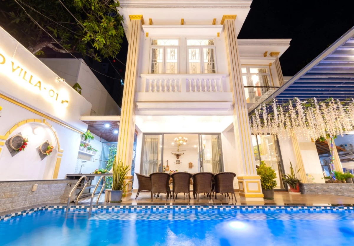 Villa hồ bơi cách bãi sau Vũng Tàu 80m có bàn bida, karaoke và sân nướng BBQ – VT1-9HQL