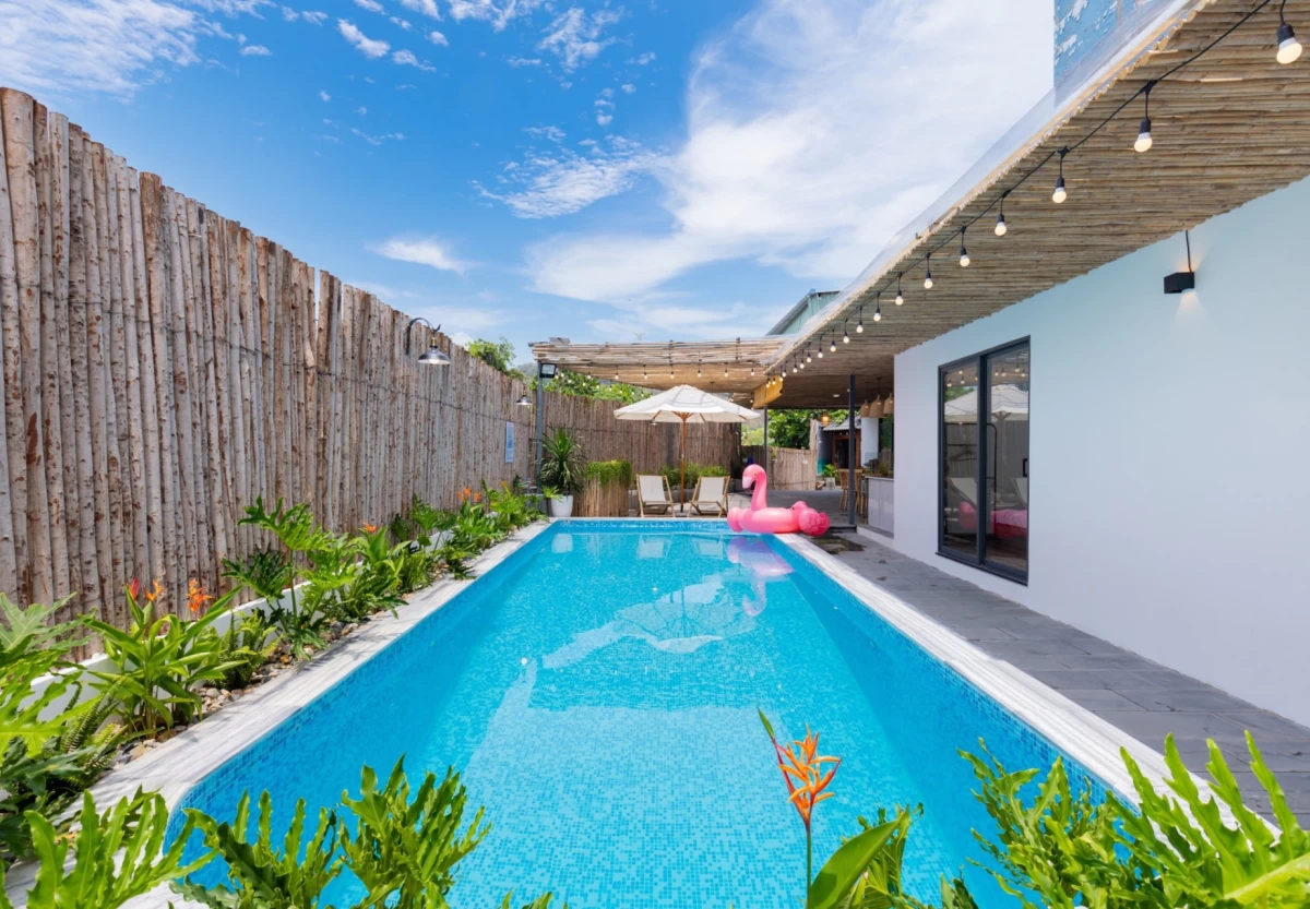 Villa bãi sau Vũng Tàu có hồ bơi  dạng trệt không lầu - VT3BLLQ