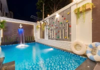 Villa Vũng Tàu cách bãi Thùy Vân 350m có hồ bơi, bàn bida, karaoke và sân nướng BBQ – VTD4HTT