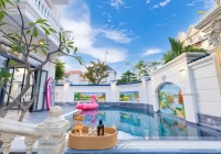 Villa Vũng Tàu cách bãi sau chỉ 300m có hồ bơi, bàn bida, karaoke và sân nướng BBQ – VT7MTĐ