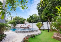 Villa Vũng Tàu có hồ bơi rộng gồm 5 phòng ngủ, bàn bida và sân nướng BBQ – VT06