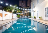 Villa Vũng Tàu có hồ bơi rộng gồm 5 phòng ngủ, bàn bida và sân nướng BBQ – VT06
