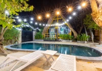 Villa Vũng Tàu phong cách homestay Đà Lạt gồm 5 phòng ngủ có hồ bơi, bàn bida và sân nướng BBQ – VT12