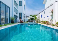 Villa Vũng Tàu khu Long Cung cách biển 300m gồm 8 phòng ngủ có hồ bơi, bàn bida,karaoke và sân nướng BBQ – VT31