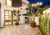 Villa Vũng Tàu có view biển gồm 5 phòng ngủ có hồ bơi, bàn bida và sân nướng BBQ – VT26