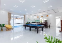 Villa Long Cung Vũng Tàu cách bãi tắm 100m có hồ bơi, bàn bida, karaoke và sân nướng BBQ ngoài trời – VTB2.22