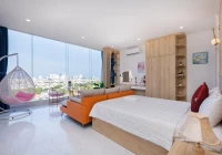 Villa Vũng Tàu có hồ bơi vô cực view phố núi có phòng karaoke, bàn bida và sân nướng BBQ ngoài trời – VT7VB