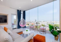 Villa Vũng Tàu có hồ bơi vô cực view phố núi có phòng karaoke, bàn bida và sân nướng BBQ ngoài trời – VT7VB