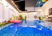 Villa hồ bơi bãi sau Vũng Tàu cách bãi tắm 500m có karaoke, bida và sân nướng BBQ ngoài trời – VT4-5ALLQ