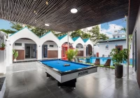 Homestay Vũng Tàu có hồ bơi khổng lồ cách biển 150m có bàn bida, karaoke và sân nướng BBQ ngoài trời – VTB1.1