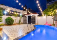 Villa hồ bơi bãi sau Vũng Tàu có bàn bida, karaoke và sân nướng BBQ ngoài trời – VT10-11BLLQ