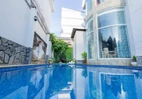 Villa hồ bơi Vũng Tàu có karaoke, bida và sân nướng BBQ – VTF8TVL