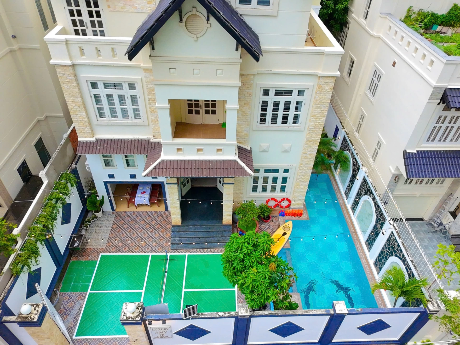Villa Vũng Tàu 08 Nguyền Tuân có sân Pickleball cách biển chỉ 300m - VT8NT