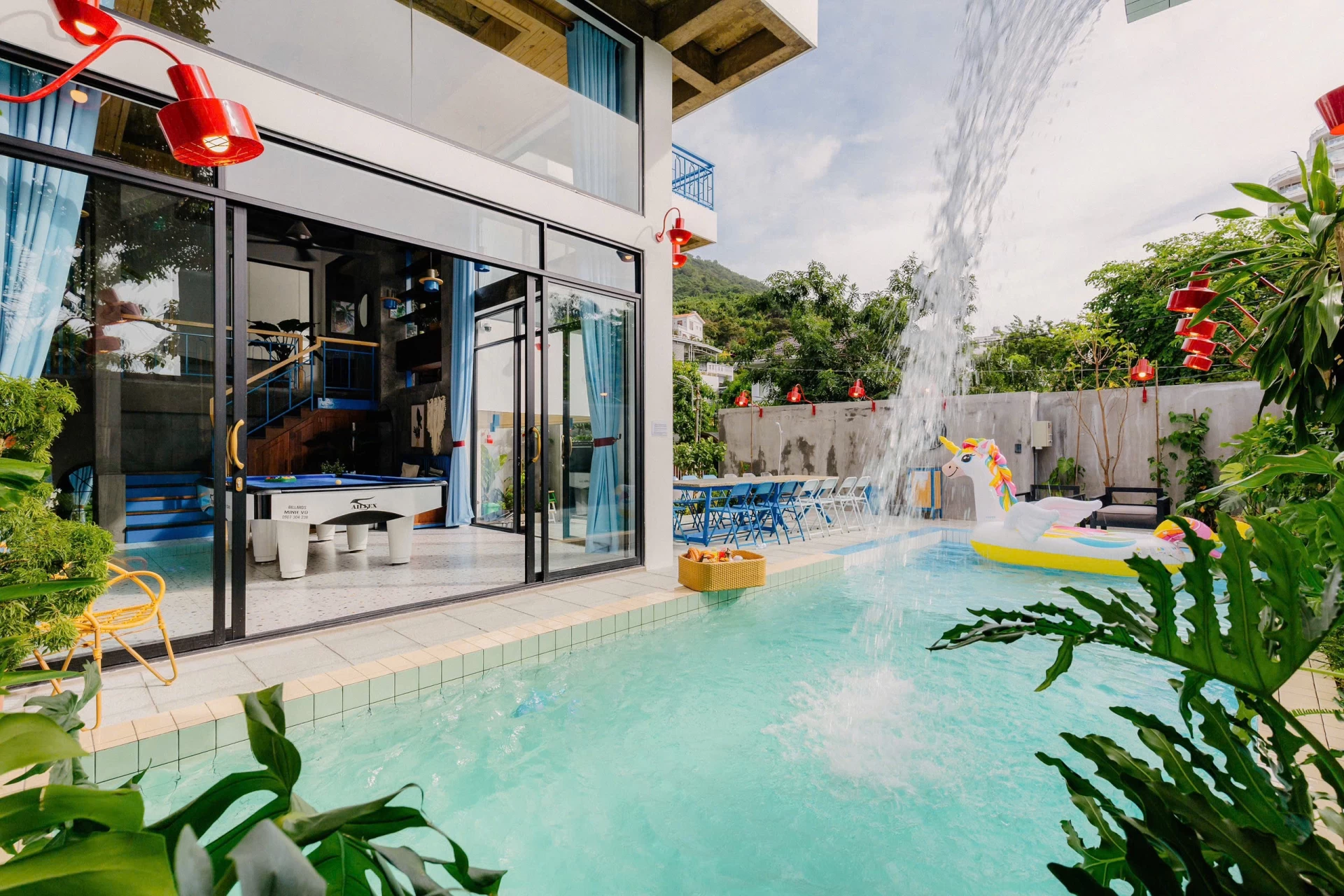Villa view biển Vũng Tàu có hồ bơi, bida, karaoke và sân nướng BBQ ngoài trời – VT96-5TP