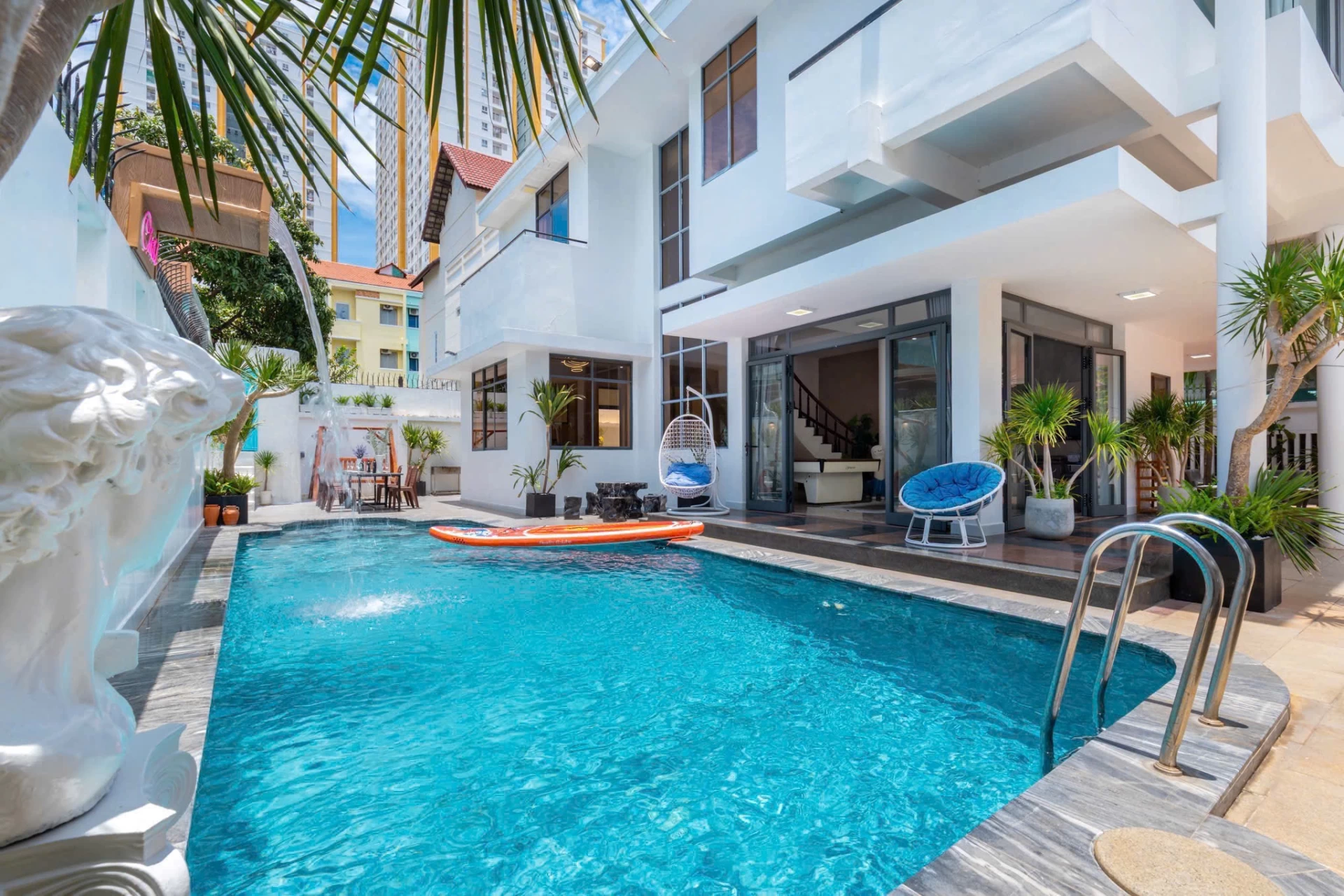 Villa bãi sau Vũng Tàu có hồ bơi, karaoke, bida và sân nướng BBQ ngoài trời – VT08BS3