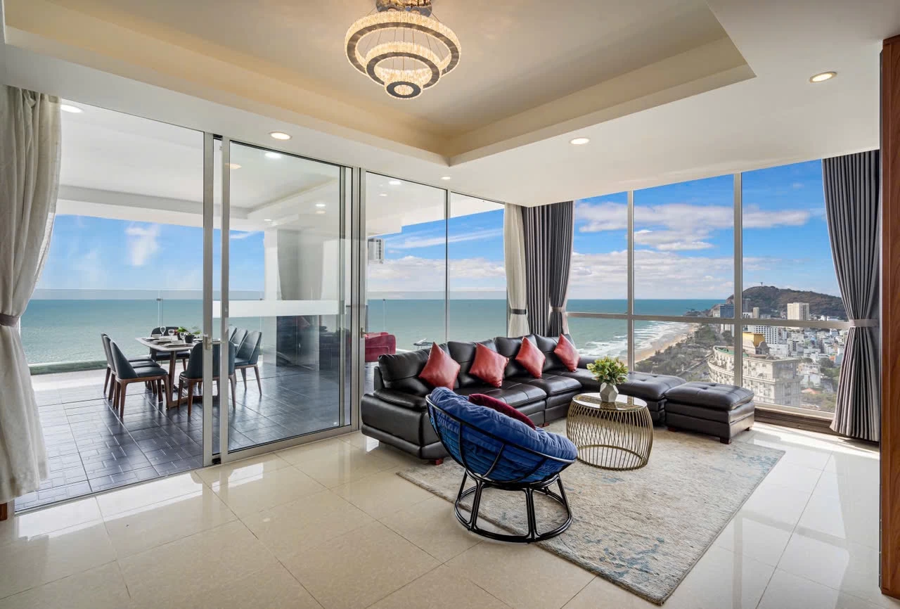 Penthouse view biển 4 phòng ngủ Vũng Tàu cách biển chỉ 50m – VTOS31E