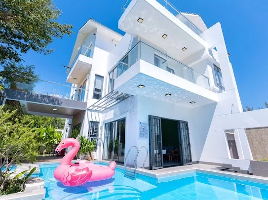 Villa cách bãi tắm Vũng Tàu chỉ 200m có hồ bơi, bàn bida, karaoke và sân nướng BBQ – VTD8TD4