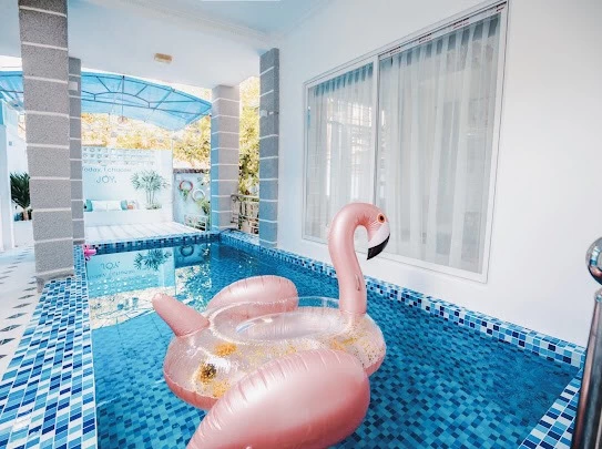 Villa hồ bơi cách bãi sau Vũng Tàu 50m có karaoke và sân nướng BBQ ngoài trời – VT9ATQC