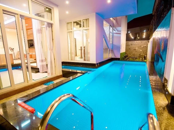 Villa hồ bơi Vũng Tàu 6 phòng ngủ có karaoke và sân nướng BBQ – VT10-2LLQ