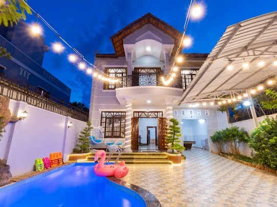 Villa hồ bơi bãi sau Vũng Tàu có bàn bida, karaoke và sân nướng BBQ ngoài trời – VT10-11BLLQ