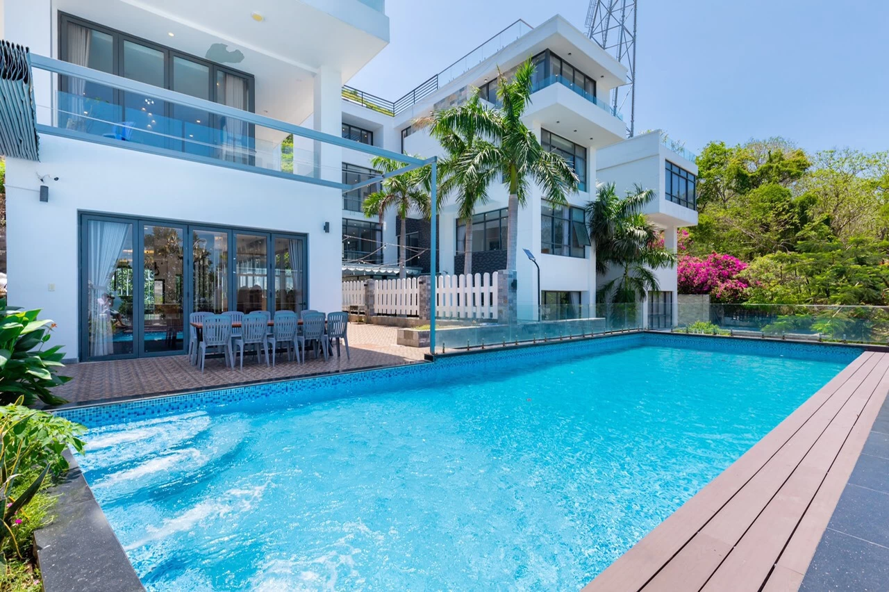 Villa hồ bơi view biển Vũng Tàu có karaoke và sân nướng BBQ ngoài trời– VT6-6DTP