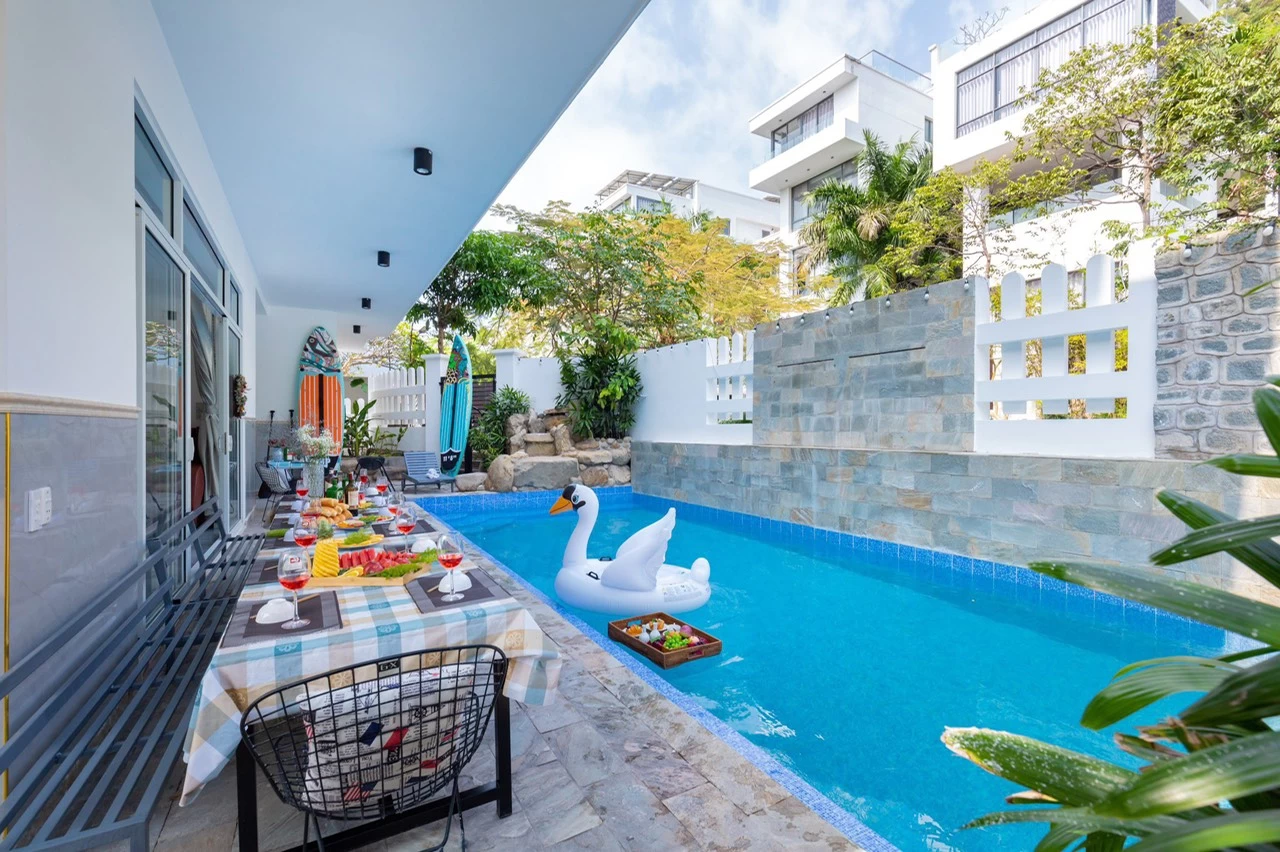 Villa view biển Vũng Tàu có hồ bơi, karaoke, bàn bida và sân nướng BBQ – VT6-6BTP